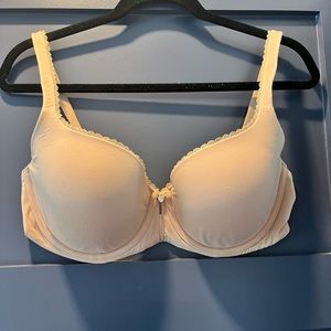 Beige bra with underwire